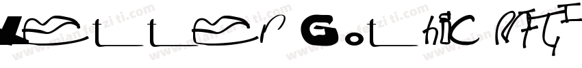 Letter Gothic MT Oblique字体转换